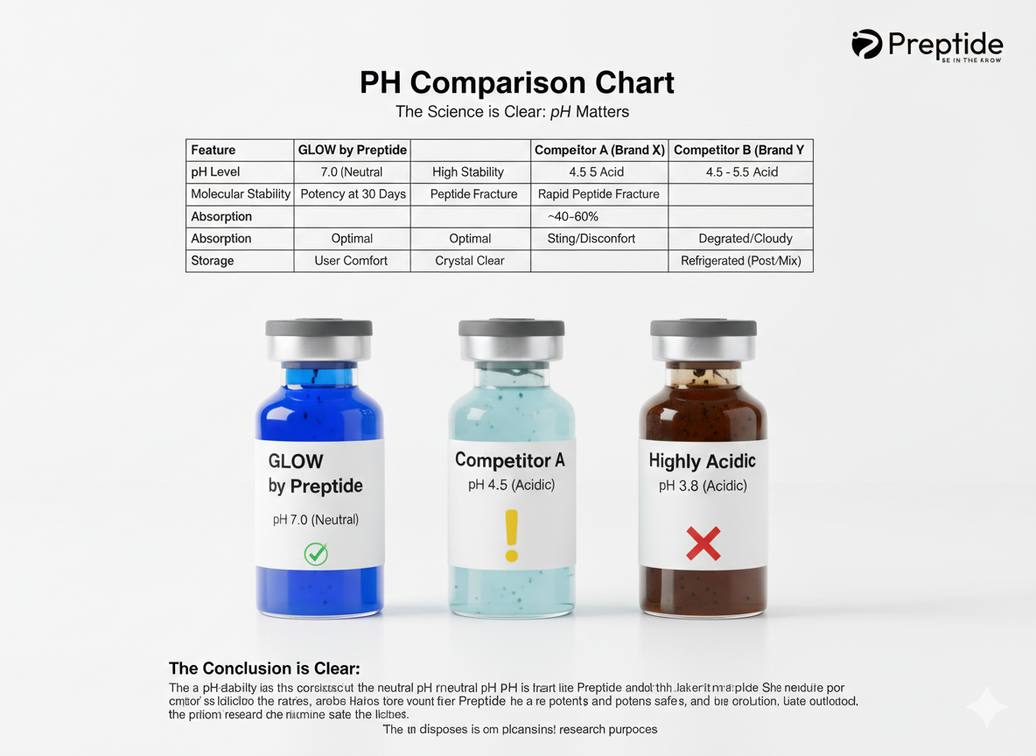GLOW by Preptide The Science of Silence in the Vial